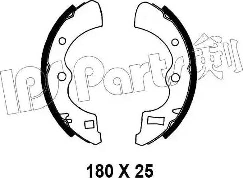 IPS Parts IBL-4404 - Ganascia freno autozon.pro