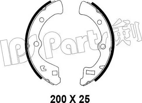 IPS Parts IBL-4406 - Ganascia freno autozon.pro