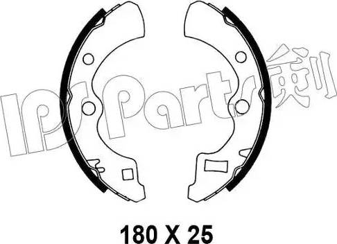 IPS Parts IBL-4402 - Ganascia freno autozon.pro