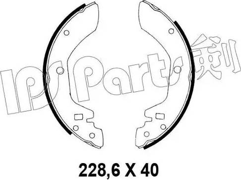 IPS Parts IBL-4106 - Ganascia freno autozon.pro