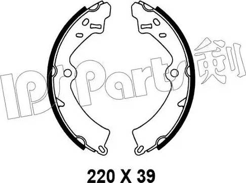 IPS Parts IBL-4806 - Ganascia freno autozon.pro