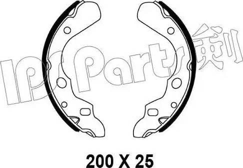 IPS Parts IBL-4388 - Ganascia freno autozon.pro