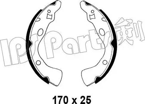 IPS Parts IBL-4330 - Ganascia freno autozon.pro