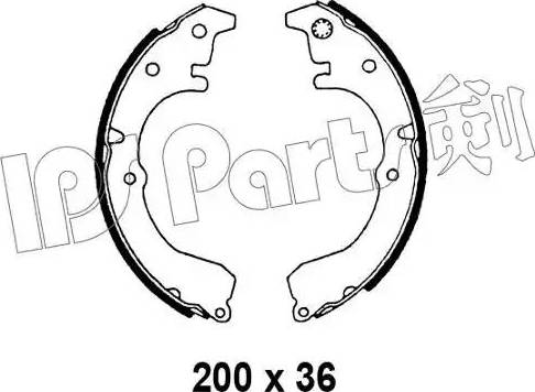 IPS Parts IBL-4299 - Ganascia freno autozon.pro