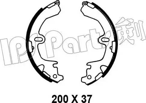 IPS Parts IBL-4201 - Ganascia freno autozon.pro