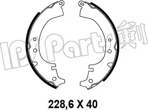 IPS Parts IBL-4203 - Ganascia freno autozon.pro