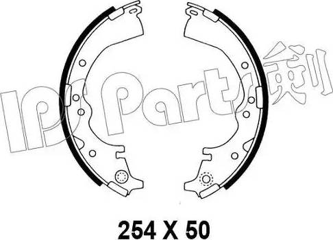 IPS Parts IBL-4237 - Ganascia freno autozon.pro