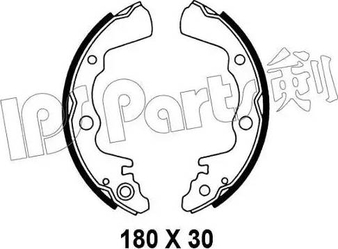 IPS Parts IBL-4707 - Ganascia freno autozon.pro