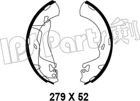 IPS Parts IBL-4H02 - Ganascia freno autozon.pro