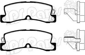 IPS Parts IBR-1205 - Kit pastiglie freno, Freno a disco autozon.pro