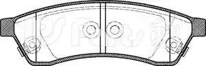 IPS Parts IBR-1W03 - Kit pastiglie freno, Freno a disco autozon.pro