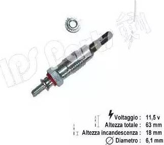 IPS Parts IDG-007 - Isolante, Candeletta autozon.pro