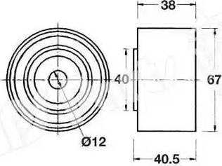 IPS Parts ITB-6908 - Tendicinghia, Cinghia dentata autozon.pro