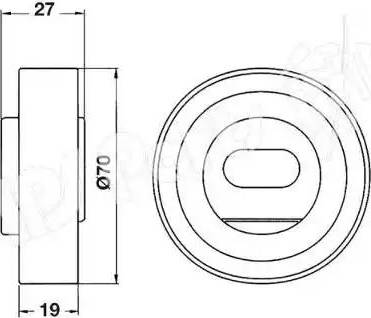 IPS Parts ITB-6409 - Tendicinghia, Cinghia dentata autozon.pro