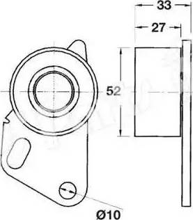 IPS Parts ITB-6402 - Tendicinghia, Cinghia dentata autozon.pro