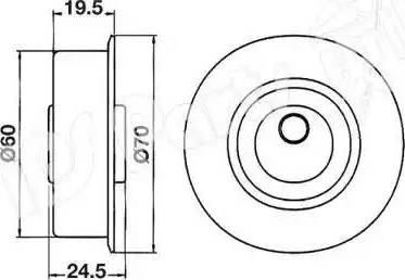 IPS Parts ITB-6506 - Tendicinghia, Cinghia dentata autozon.pro