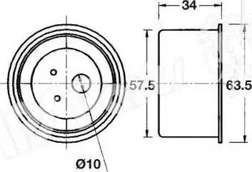 IPS Parts ITB-6515 - Tendicinghia, Cinghia dentata autozon.pro