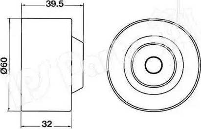 IPS Parts ITB-6513 - Tendicinghia, Cinghia dentata autozon.pro