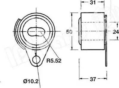 IPS Parts ITB-6525 - Tendicinghia, Cinghia dentata autozon.pro