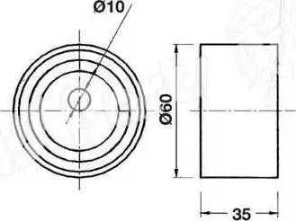 IPS Parts ITB-6528 - Rullo tenditore, Cinghia dentata autozon.pro