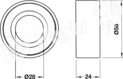 IPS Parts ITB-6342 - Tendicinghia, Cinghia dentata autozon.pro