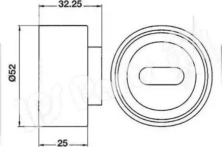 IPS Parts ITB-6300 - Tendicinghia, Cinghia dentata autozon.pro