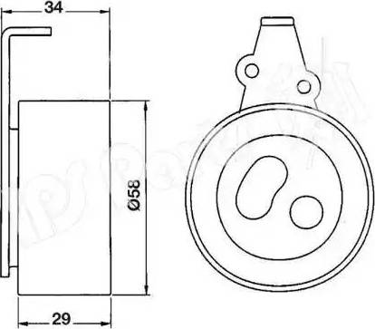 IPS Parts ITB-6310 - Tendicinghia, Cinghia dentata autozon.pro