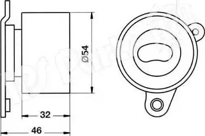 IPS Parts ITB-6243 - Tendicinghia, Cinghia dentata autozon.pro