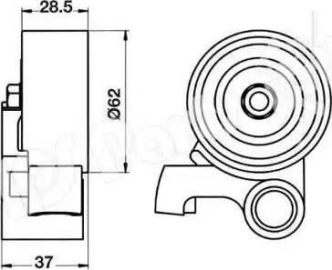 IPS Parts ITB-6255 - Tendicinghia, Cinghia dentata autozon.pro