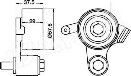 IPS Parts ITB-6252 - Tendicinghia, Cinghia dentata autozon.pro