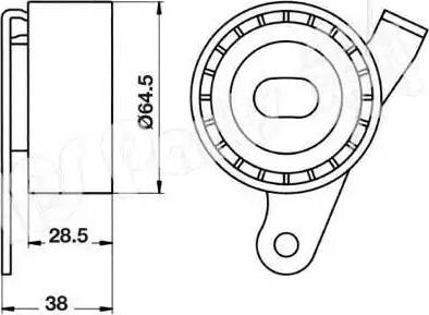 IPS Parts ITB-6210 - Tendicinghia, Cinghia dentata autozon.pro