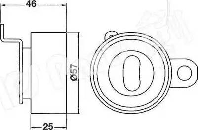 IPS Parts ITB-6226 - Tendicinghia, Cinghia dentata autozon.pro