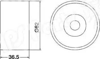 IPS Parts ITB-6223 - Tendicinghia, Cinghia dentata autozon.pro