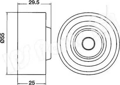 IPS Parts ITB-6H02 - Tendicinghia, Cinghia dentata autozon.pro