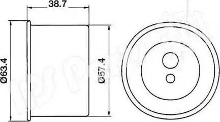 IPS Parts ITB-6H07 - Tendicinghia, Cinghia dentata autozon.pro