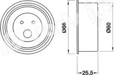 IPS Parts ITB-6H29 - Tendicinghia, Cinghia dentata autozon.pro