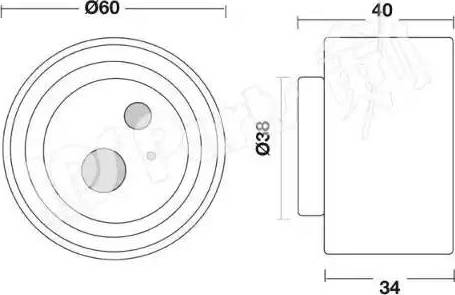 IPS Parts ITB-6K09 - Tendicinghia, Cinghia dentata autozon.pro