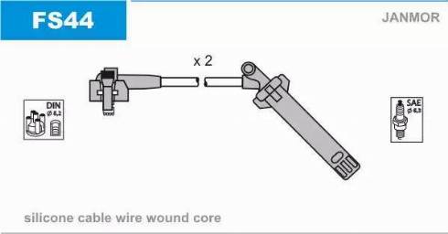 Janmor FS44 - Kit cavi accensione autozon.pro