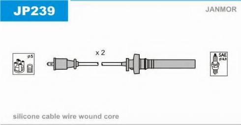 Janmor JP239 - Kit cavi accensione autozon.pro