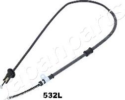 Japanparts BC-532L - Cavo comando, Freno stazionamento autozon.pro