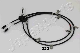 Japanparts BC-322 - Cavo comando, Freno stazionamento autozon.pro