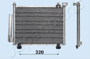 Japanparts CND072036 - Condensatore, Climatizzatore autozon.pro