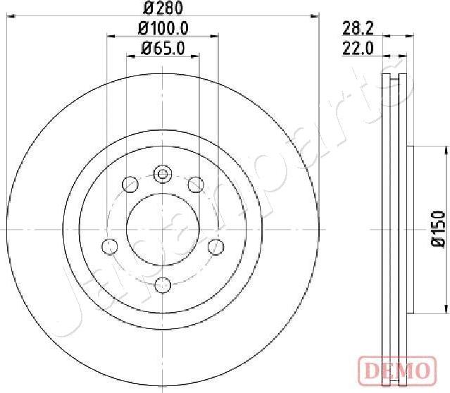 Japanparts DI-0944C - Discofreno autozon.pro