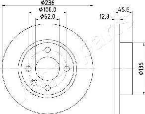 Japanparts DI-0946 - Discofreno autozon.pro