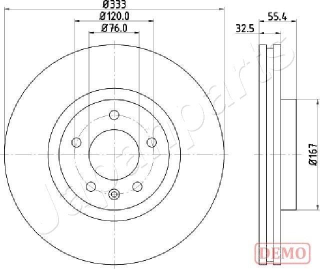 Japanparts DI-0959C - Discofreno autozon.pro