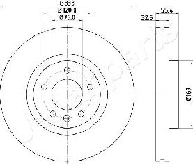 Japanparts DI-0959 - Discofreno autozon.pro