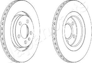 Japanparts DI-0905 - Discofreno autozon.pro