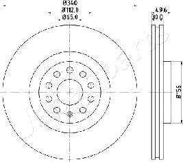 Japanparts DI-0907 - Discofreno autozon.pro