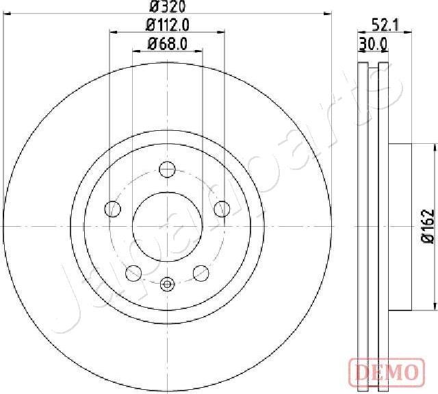 Japanparts DI-0919C - Discofreno autozon.pro