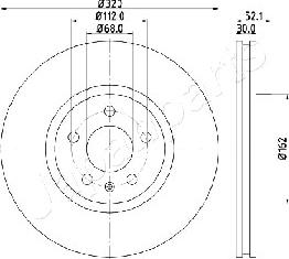 Japanparts DI-0919 - Discofreno autozon.pro